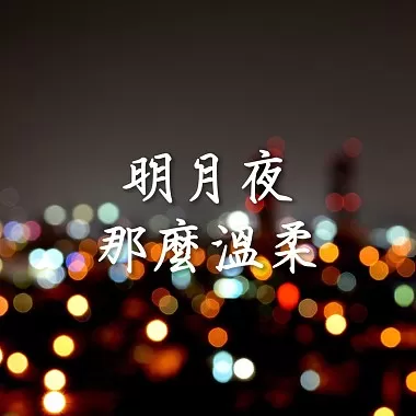 明月夜那麼溫柔